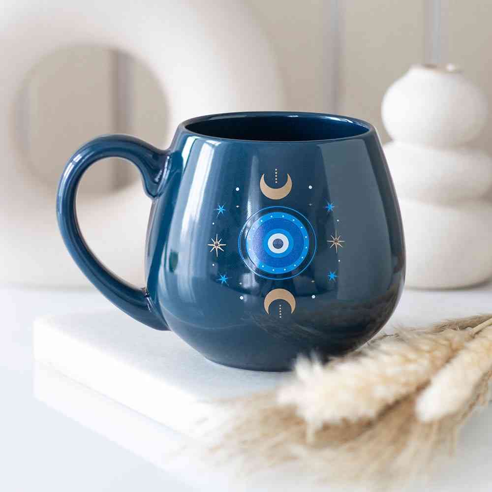Something Different - All Seeing Eye Rounded Tasse - Blau